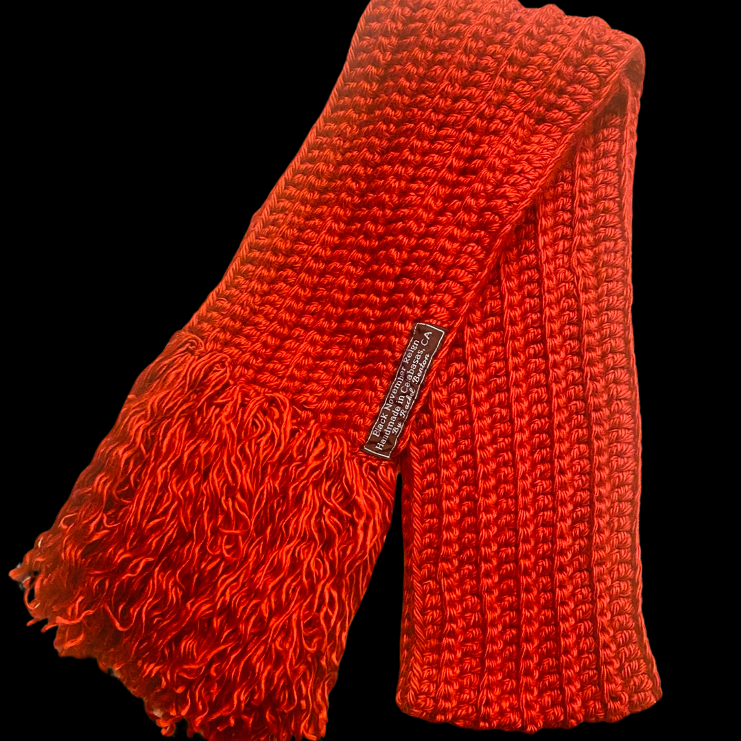 Crimson Fire ~ scarf